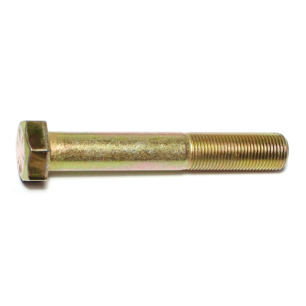 Midwest Fastener Grade 8, 5/8"-18 Hex Head Cap Screw, Zinc Yellow Steel, 4 in L, 10 PK 00918 - main